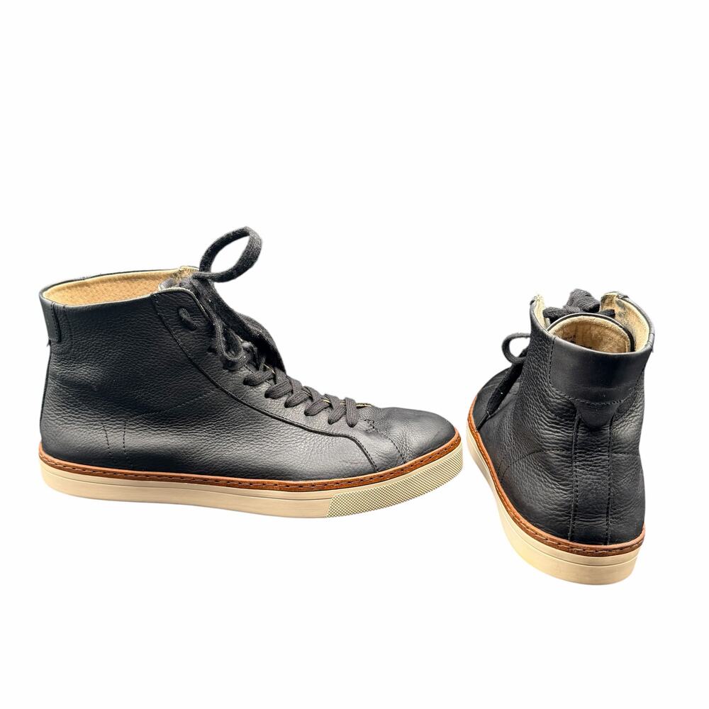 Banana Republic Black Leather High Top Sneakers Men’s 10.5 Casual